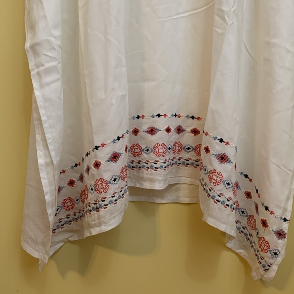 Guadalupe Design | NWT Gracie Viscose Embroidered Kaftan Beach Coverup Dress OS - Picture 12 of 17
